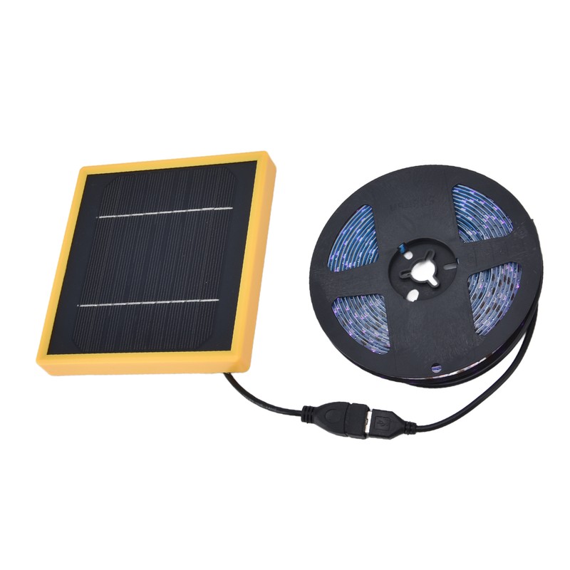 Solar Plant Grow Light Strip Solar Power Full Spectrum 5W