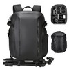 RaLeno Camera Backpack Bag, 22L+5L (Expandable Compartment) Waterproof Camera Case