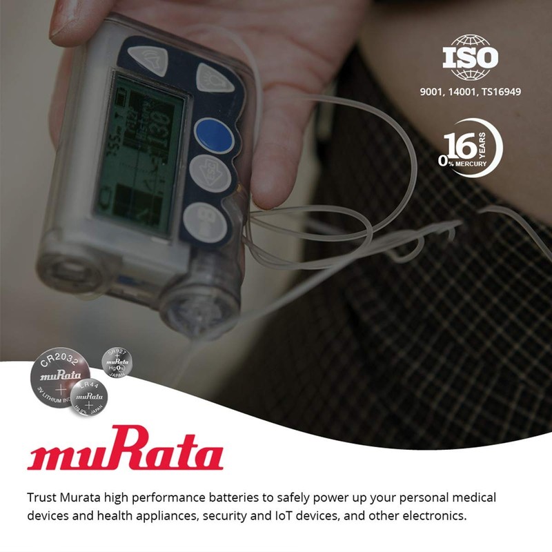Murata LR41 Battery AG3 392A 1.55V Alkaline Button Cell (10