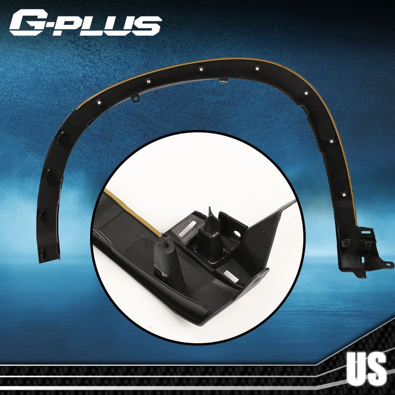 G-PLUS Fender Flares Compatible With 2014-2018 Toyota Highlander, Front Primed