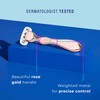 Schick Hydro Silk Rose Gold Metal Razor for Women |