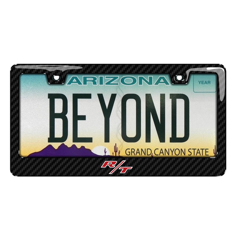 iPick Image for Dodge R/T Logo Black Real 3K Carbon