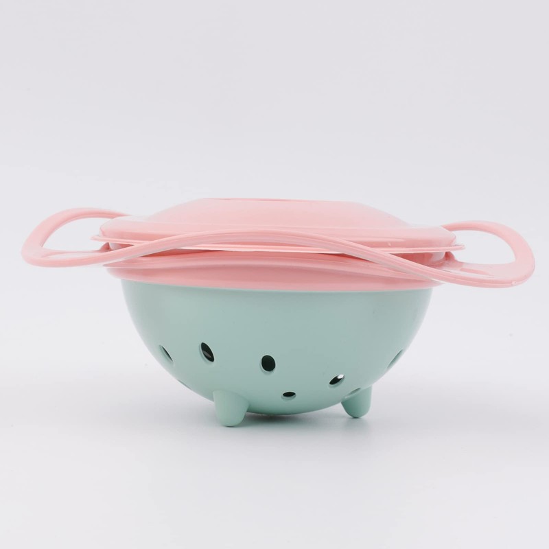ZTL Gyro Bowl 360 Dgree Rotation Spill Resistant Gyroscopic Bowl