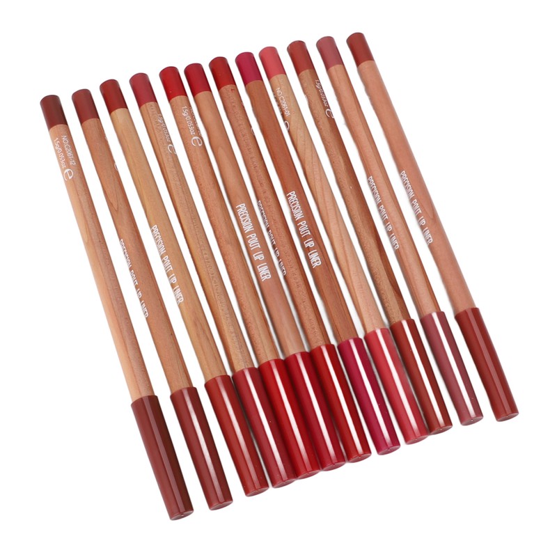 12 Colors Lip Liner Matte Lipstick Lipliner Waterproof Sweat Resistant