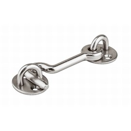 National Hardware N187-036 2 Pack 4in. V1020 Privacy Hook, Satin Nickel