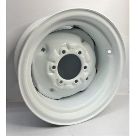 Wheels Express 16 x 8  Wheel  Rim  6 Lug  Tractor   Ag   Farm   Implement    N16866 ag White