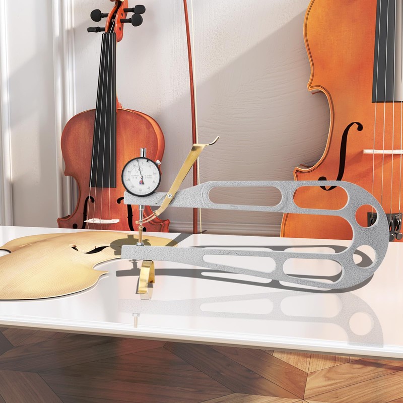 Lfhelper Violin Thickness Gauge Measuring Tool, Grauating Caliper, 0-0.4inch Range,
