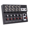 MIX5210 Sound Mixer Digital Mixer 10 Channel Compact Studio Mixer