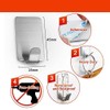GWCLEO Selbsthaken Kleber, 8pcs Edelstahl Handtuch und Kleiderhaken für Küche