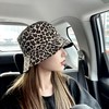 Zhenghebuy Bucket Hat,Leopard Print Fisherman Sun Hat,Unisex Reversible Packable Bucket
