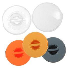 FELTECHELECTR 4pcs Portable Cable Winder Organizer for Earphone and Computer Cords Round Rotating Wire Management Holder Tangle-Free Storage Solution