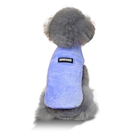 YAODHAOD Dog Jumper Winter Fleece Jumper for Small Dogs Cat Puppy Yorkie Chihuahua Dachshund，Warm Fall Winter Clothes (Blue, Large)
