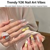 OKKRMGZ 2 Sheets Fruit Nail Stickers for Summer Nails Y2K