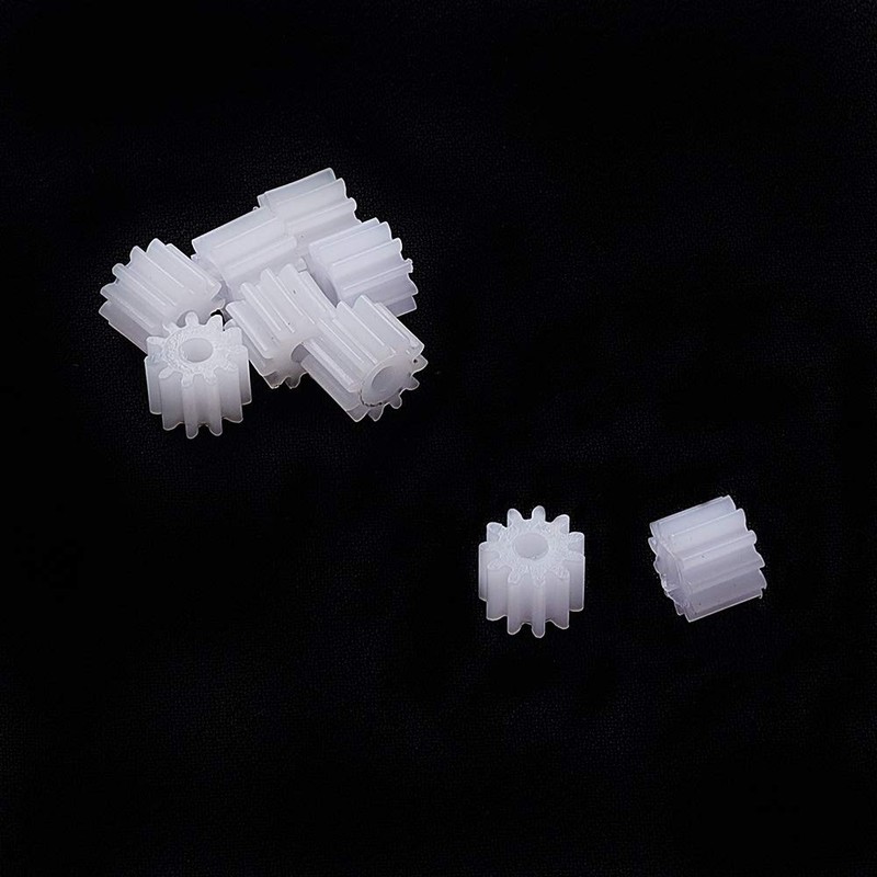 Othmro Plastic Gears, 11 Teeth Motor Gears Model 112A, Plastic