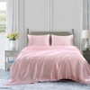 Homiest 3pcs Satin Sheets Set Luxury Silky Satin Bedding Set