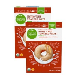 Simple Truth Organic Honey Nut Toasted Oats Cereal, 12.2 oz (2 Boxes)