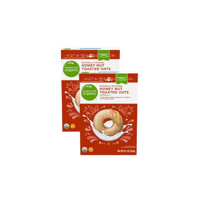 Simple Truth Organic Honey Nut Toasted Oats Cereal, 12.2 oz