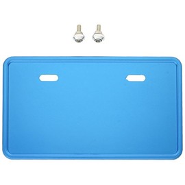 Bike Parts Center 900107 License Plate Base, Large, 125cc~ Blue