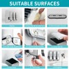 No-Drill 3 Pack 500ml Wall Mounted Soap Dispenser for Bathroom