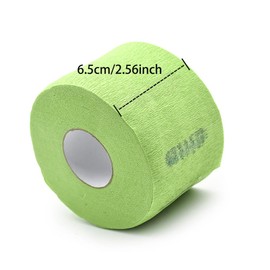 2 Rolls Disposable Neck Paper Strip Barber Haircutting Neck Strips Barbershop Neck Tape Hairdressing Paper Hair Salon Accessories