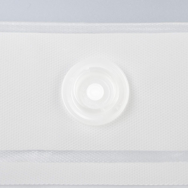 River Dream Waterproof PEVA Snap-in Shower Curtain Liner Replacement: No