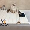 Foldable Bathtub Cover, Bath Tub Tray Waterproof, Folding Bath Covers