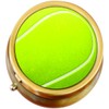 Tennis Ball Brass Pill Box