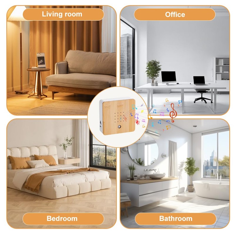 Mineup Bird Chirping Box, Natural Sounds Box, Bird Singing Motion