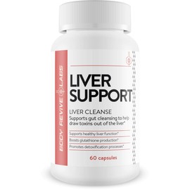 Liver Support - Liver Cleanse - Supports Gut Cleansing to Help Draw Toxins Out of The Liver - Liver Health Support - Liver Support Supplements - Promotes Detoxification Processes