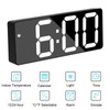 Alarm Clock Led Display Digital Mirror Alarm Clock Battery Plug-in