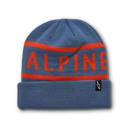 Alpinestars Men's Wordy Cuff Beanie Hat, Blue/red, One Size