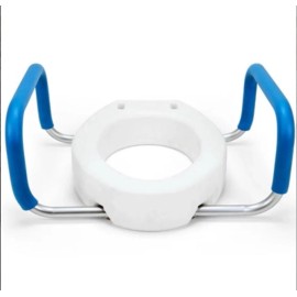 MOBO Heavy Duty Elongated Toilet Seat Riser, Easy to Install - 3.5" Lift - 300 lbs