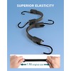 20 Pack Rubber Bungee Cords with Upgraded Hooks, 10 15