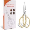CGBE Kitchen Scissors, Stainless Steel Household Scissors, Heavy Duty, Dishwasher