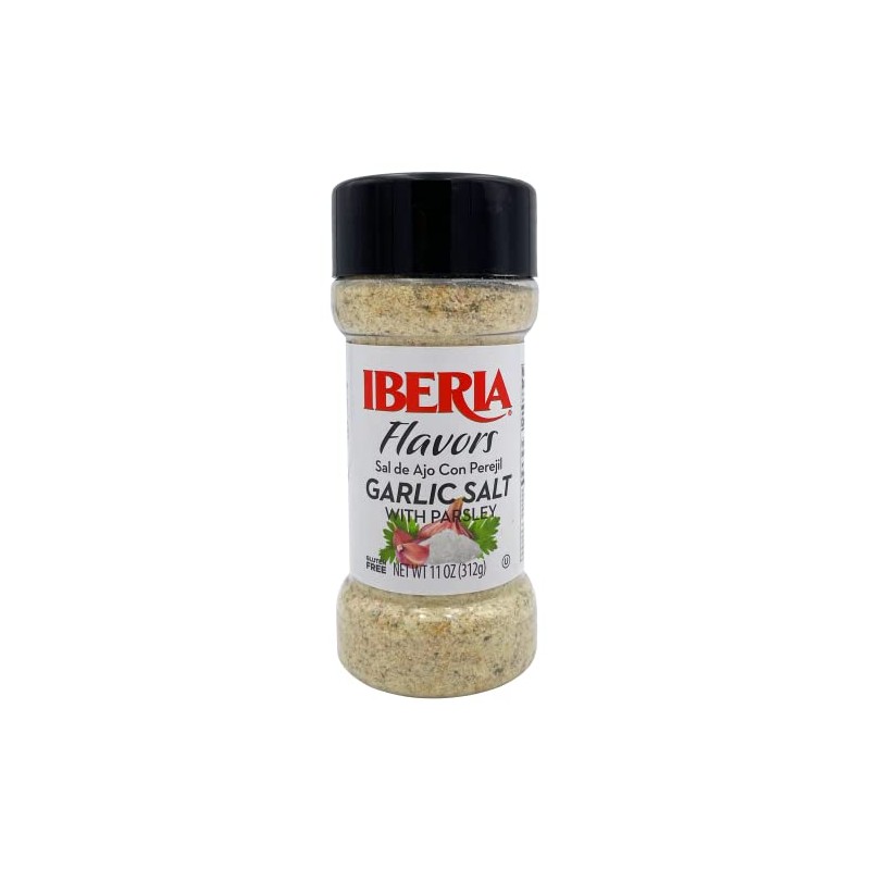Iberia Garlic Salt With Parsley, 11 Ounce