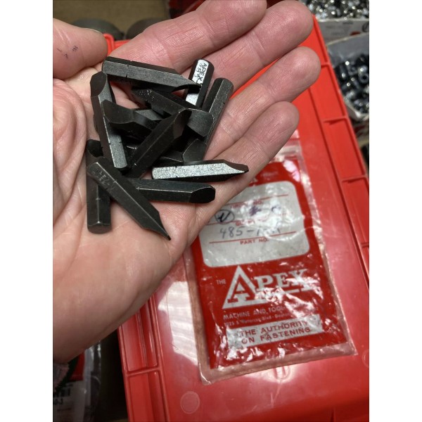 Apex 485-1 R, APEX, Impact-Duty Screwdriver Bit, Slotted Blade x