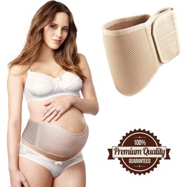Maternity Belt - Breathable and Comfortable Belly Band For Women - Abdominal and Back Support - Adjustable Size Postpartum Belly Wrap