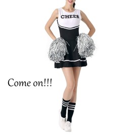 Niuhong Cheer Leader Poms Pom Bright Metallic Cheers Ball Squad Cheer Sports Colours Pompoms Hand Flower Bands Spirit Cheering Pom Colours Accessories Cheerleading Sports Games Team (Silver) Pack of 6