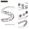 Noessla Layered Long Necklaces for Women Crystal Beaded Statement Necklace