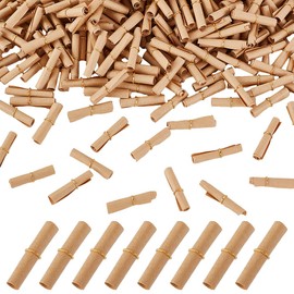 OLYCRAFT Pack of 400 Vintage Mini Paper Rolls Roll Paper Message Paper Roll 6 x 2 cm Mini Writeable Paper Rolls Writeable Message Paper for Birthday Wedding Party Decoration