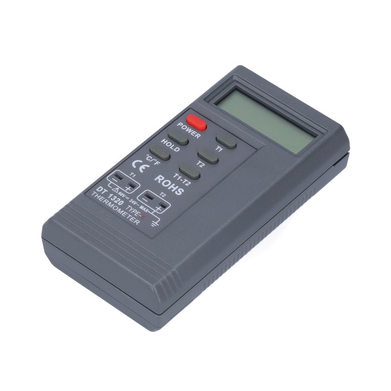 DT1320 Digital Thermometer 200℃~1370℃ Measuring Range LCD Display Temperature Meter