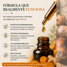 Tintura Equilibrio Rafah Wellness Cúrcuma Y Jengibre                                                                                                  