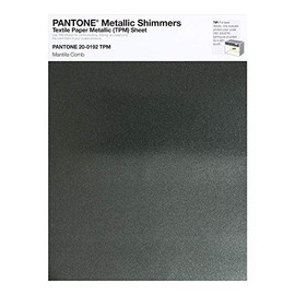 Pantone Metallic Shimmer TPM, 8.5x11 Inch Sheet, 20-0192 Mantilla Comb