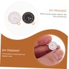 jojofuny 20pcs Clock Design DIY Jewelry Pendants for Crafting Creative
