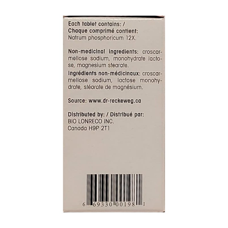 Dr. Reckeweg S10 Natrum Phosphoricum 12X