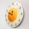 Giilayky Fried Egg Poached Egg Wall Clock Egg Yolk Clock
