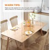 44x72 Inch Upgraded Version Clear PVC Tabletop Protector 1.5mm Thick