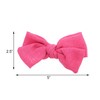 Burlap Bow 5 inch for Women and Girls- Coral