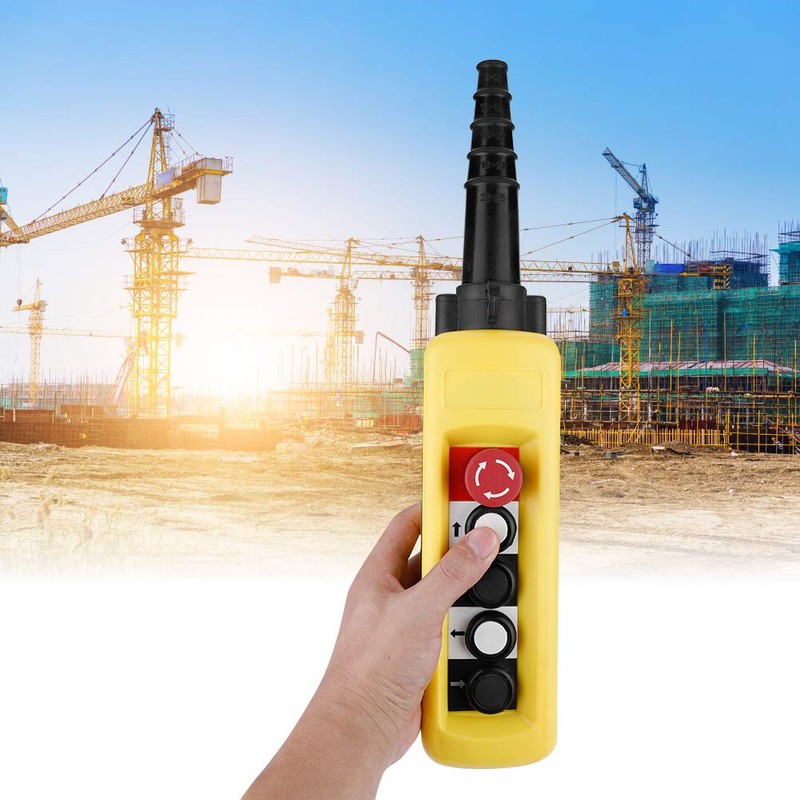 4 Directions Hoist Push Button Switch, 4 Buttons Crane Lifting