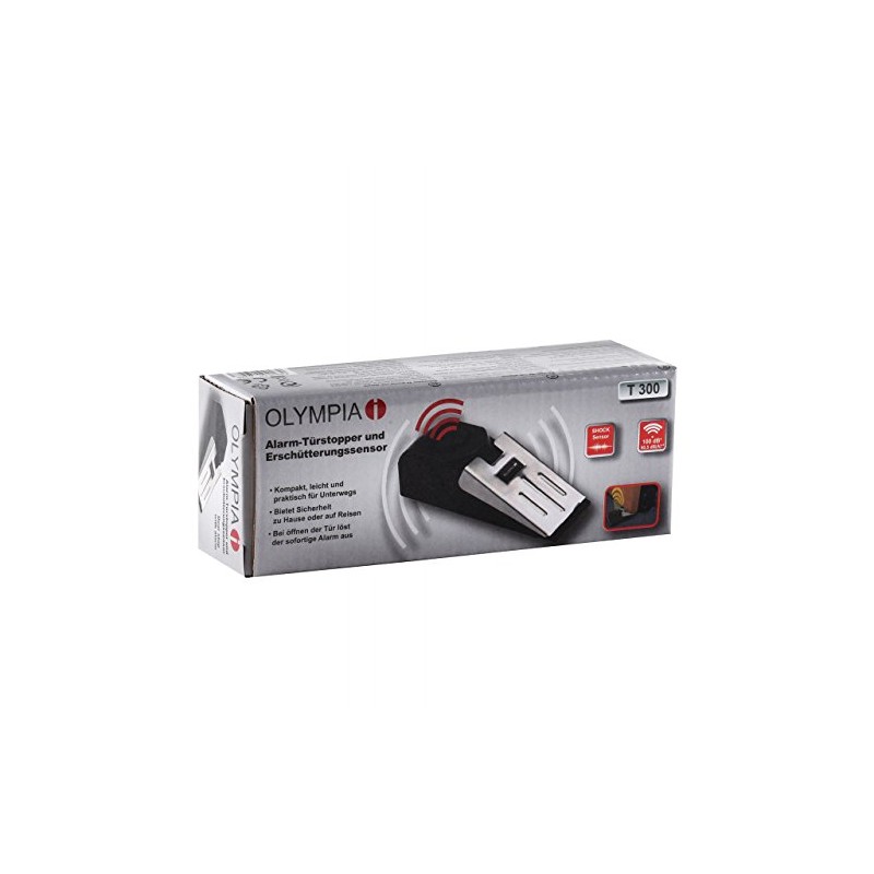 OLYMPIA T 300 Elektronischer Türstopper mit Alarm & Erschütterungssensor 100